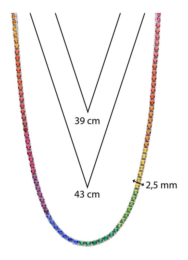 TI SENTO - Milano Silver Necklace 3992MC