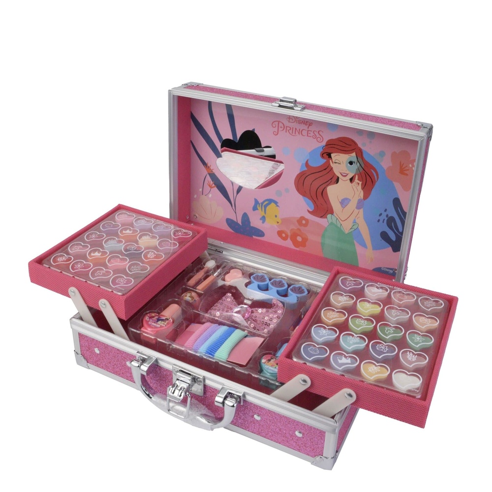 Disney Princess Makeup Traincase Coffret de maquillage pour enfants