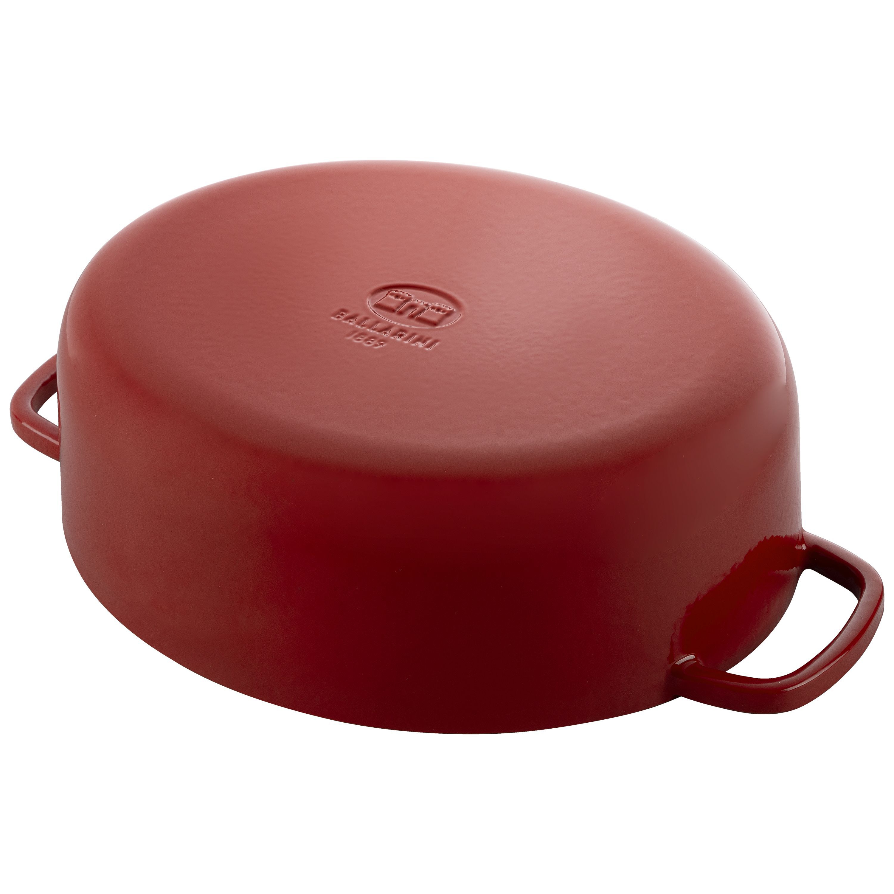 Cocotte 37 cm, oval, Rot, Gusseisen