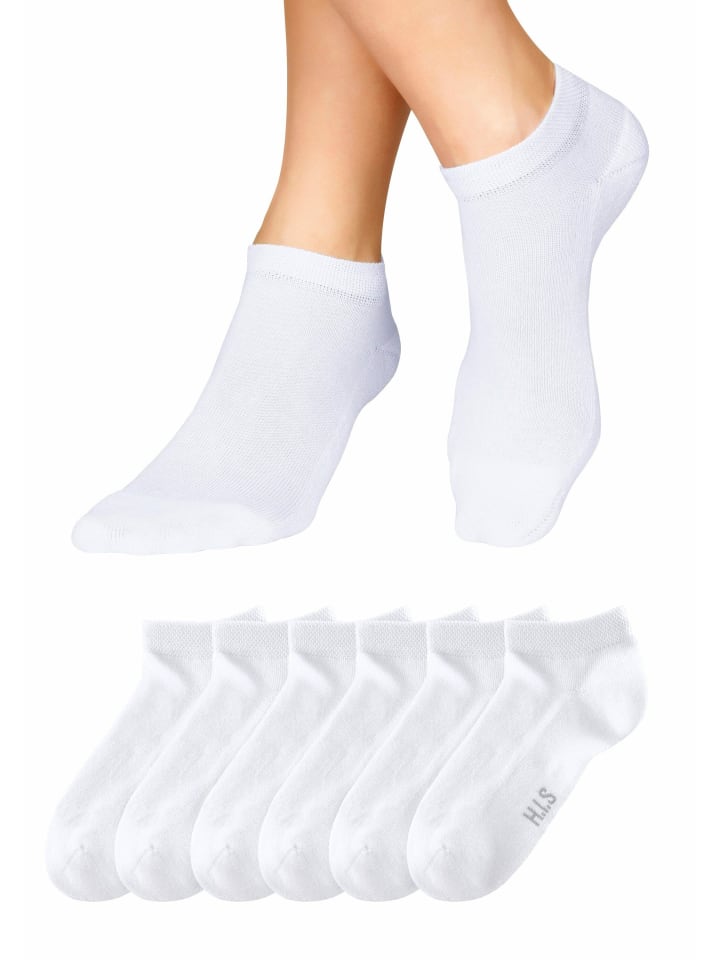 H.I.S Sneakersocken in 6x weiß günstig kaufen