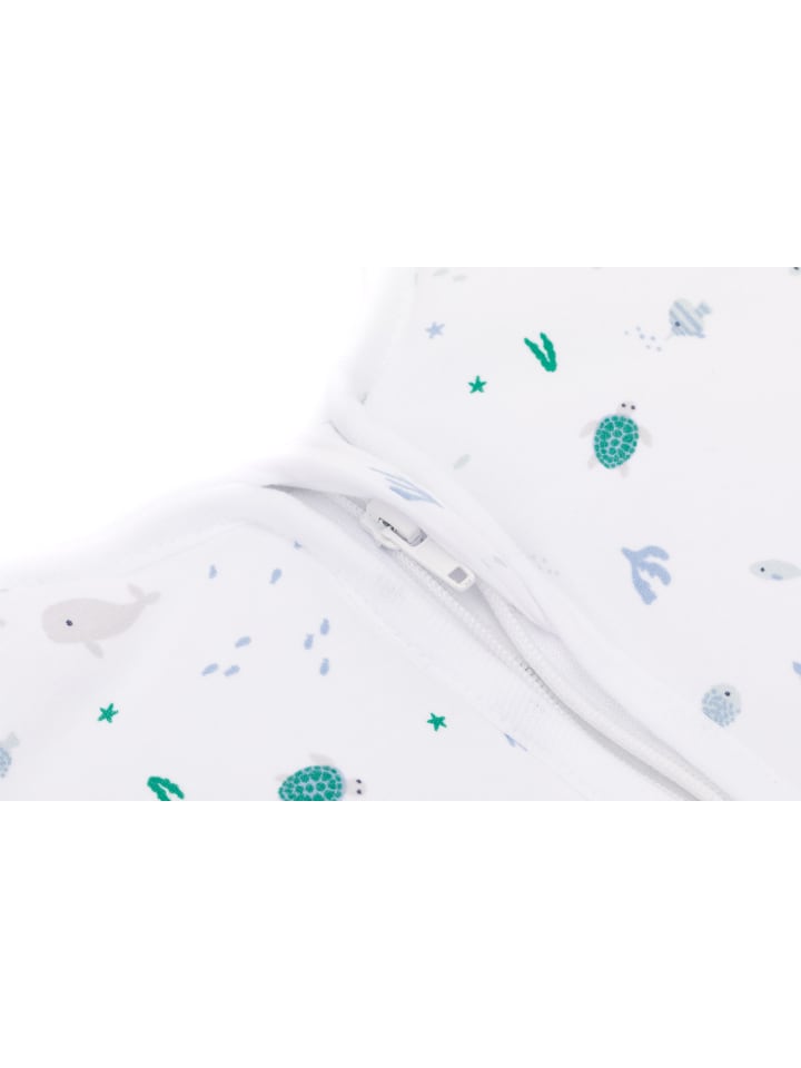 fillikid Ganzjahres-Schlafsack mit Füßen Exklusiv in Ocean Weiß günstig kaufen 80