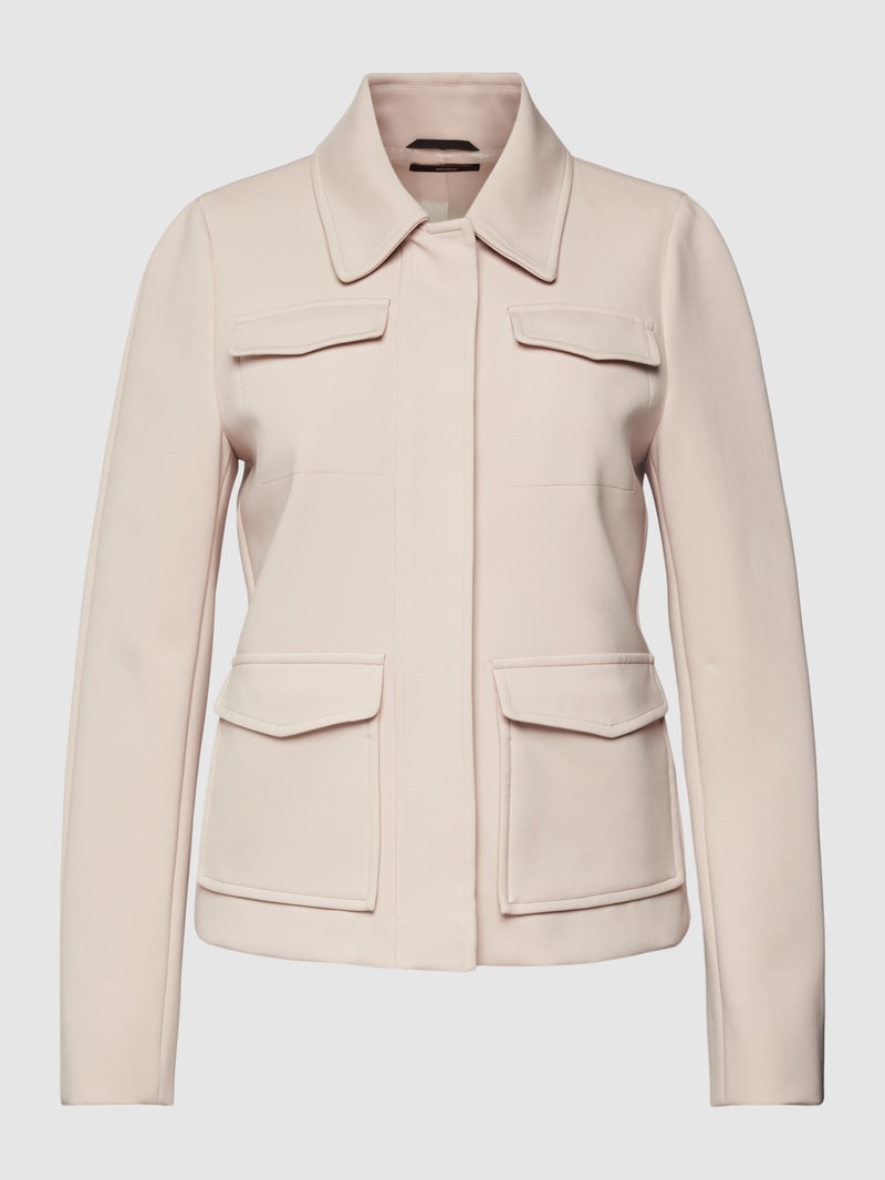 Blazer mit Pattentaschen in beige