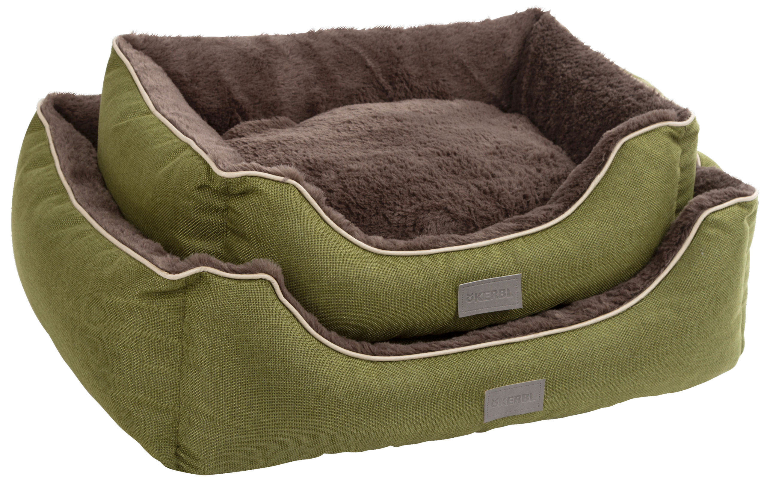 Kerbl Hundebetten Kerbl Pet Kuschelbett Samuel, Grau, 60x50x17cm grau M