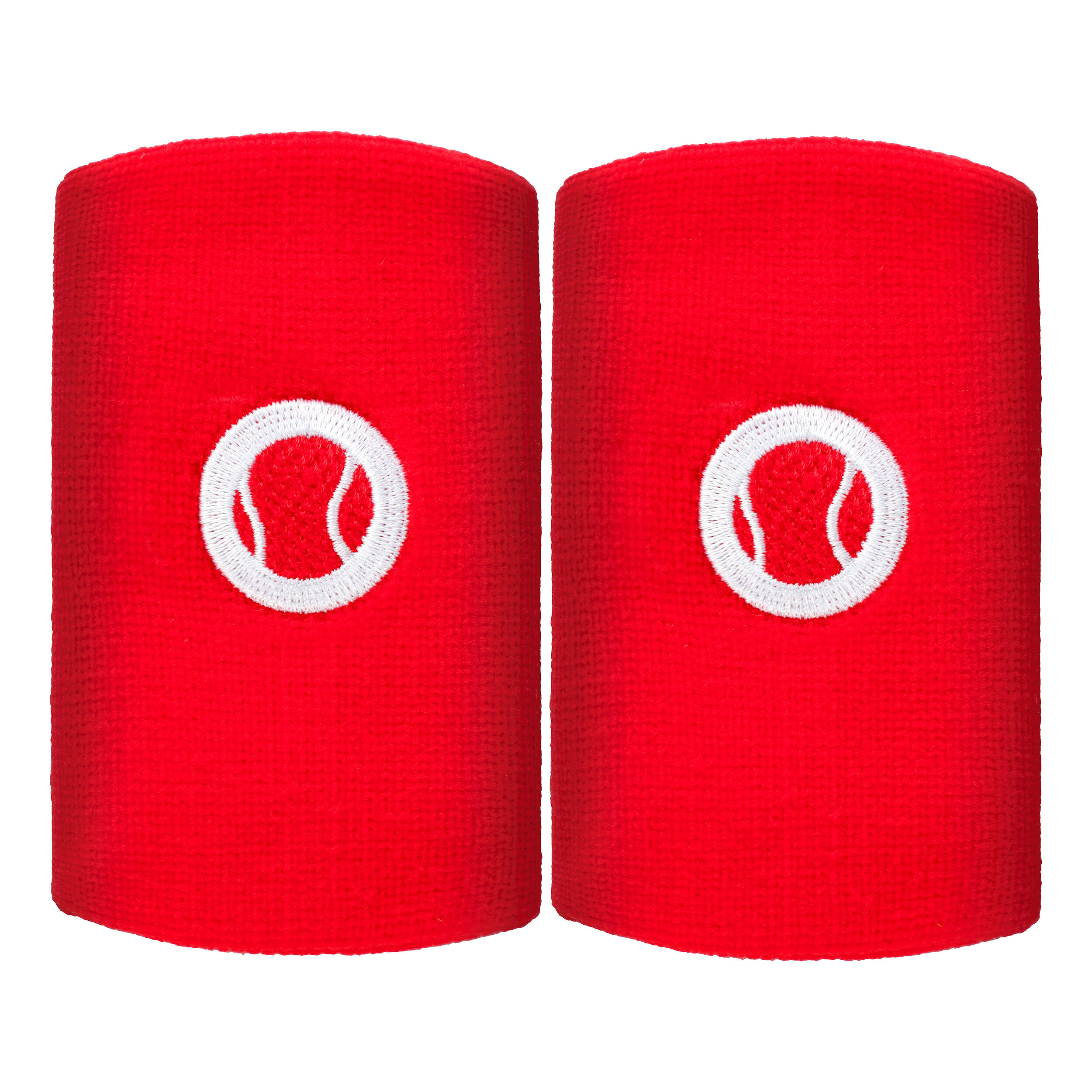 Long Schweißband 2er Pack - Rot