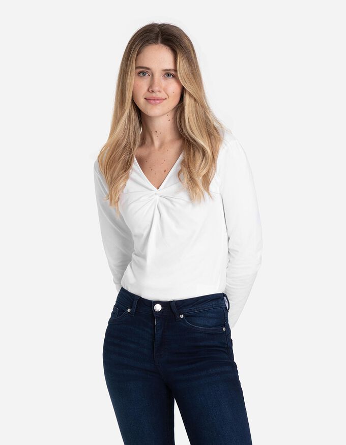 Langarmshirt - Knotendetail