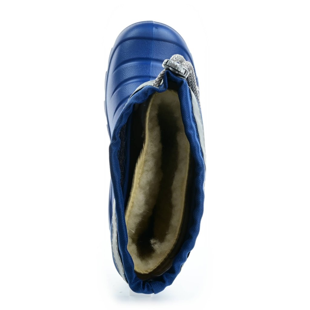Demar Mammut blaue Gummistiefel AD mit Woll-Innensocke