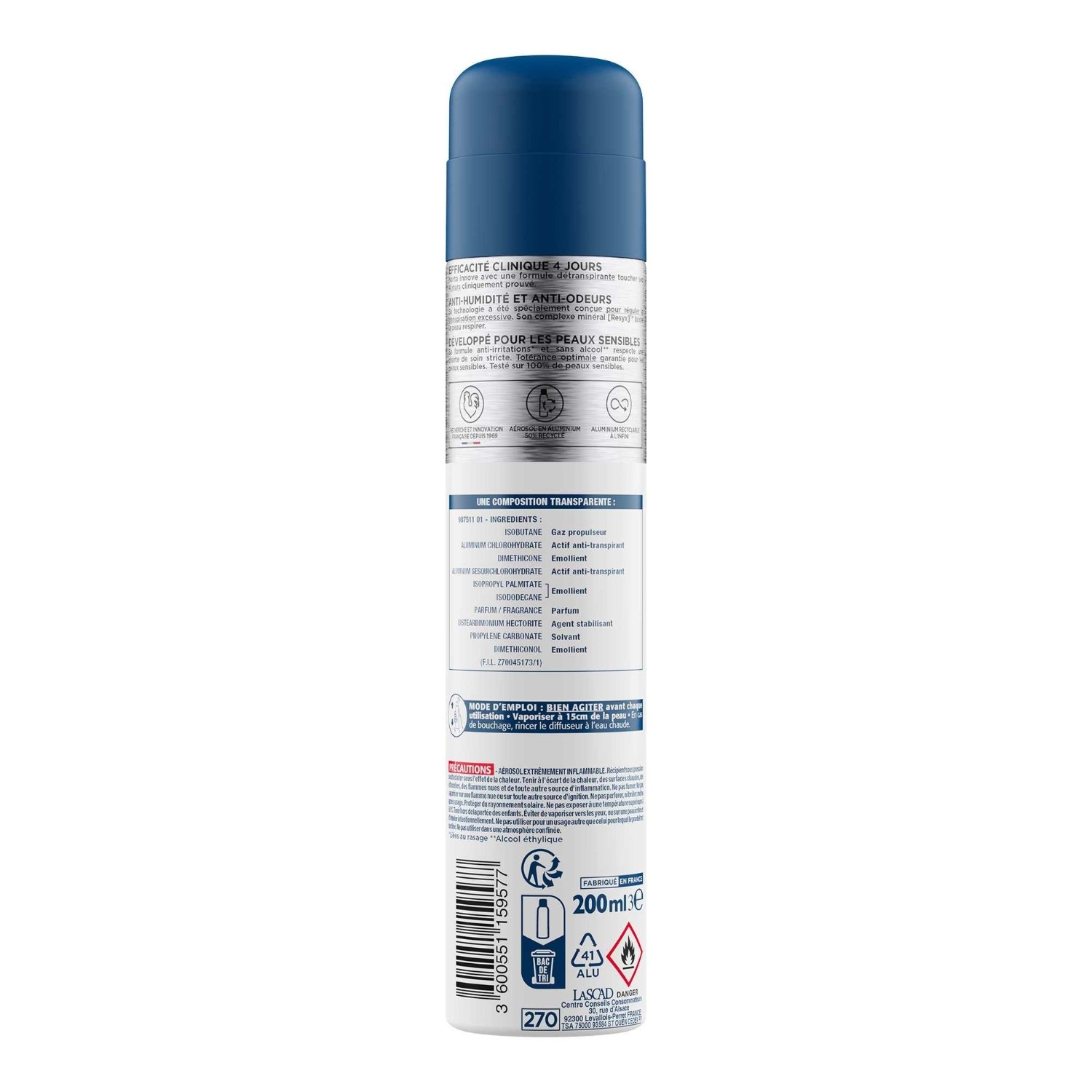 Narta Resixyl antiperspirant pro muže, suchý dotek, 4 dny