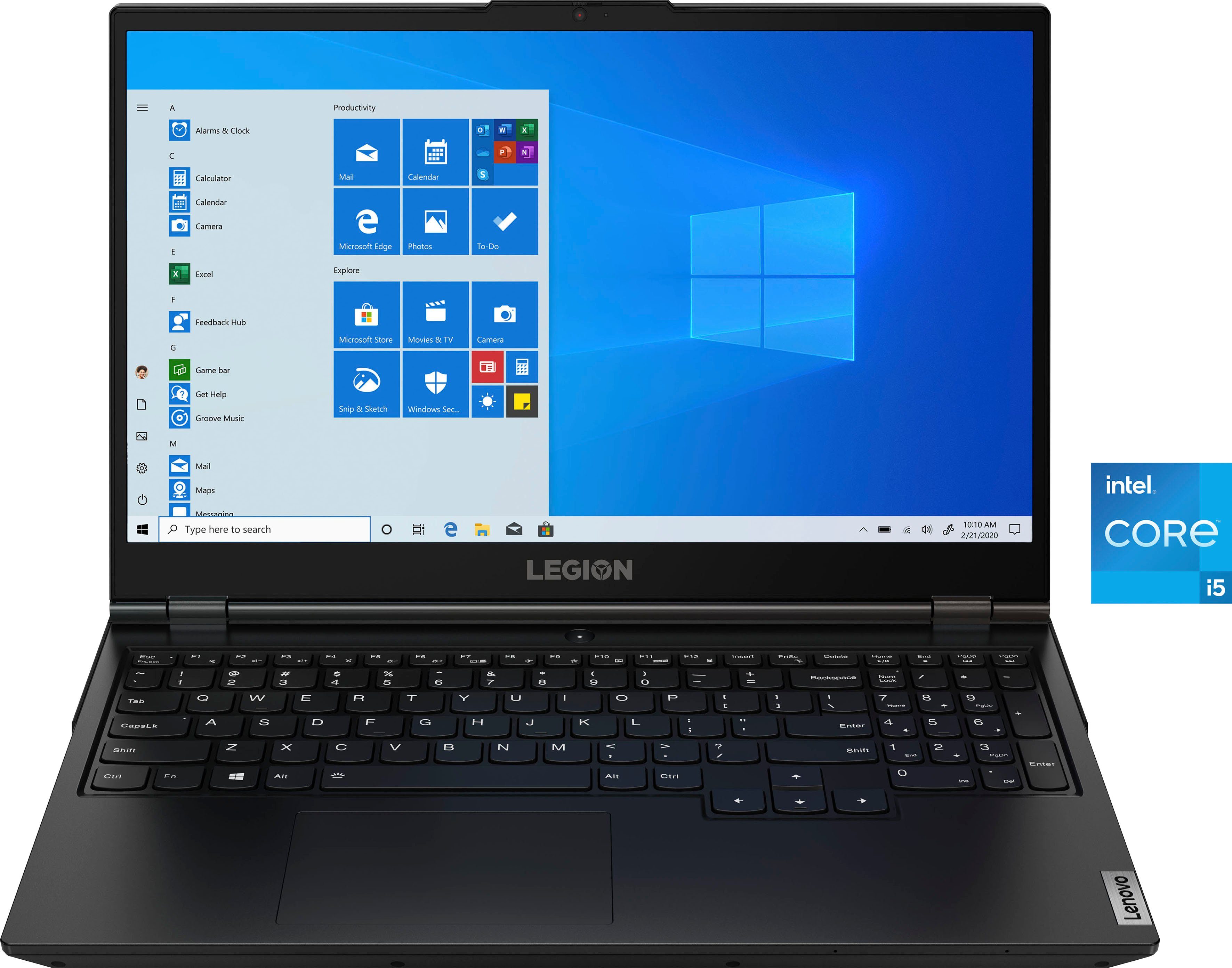 Lenovo Legion 5 15IAH7 Gaming-Notebook (39,6 cm/15,6 Zoll, Intel Core i5 12500H, GeForce RTX 3050, 512 GB SSD)