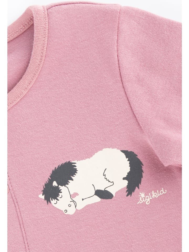 Sigikid Overall Baby Nachtwäsche in rosa/weiß günstig kaufen