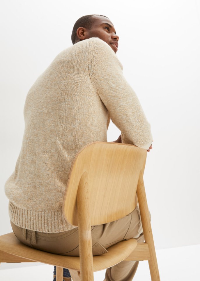 Troyer Pullover mit recyceltem Polyacryl