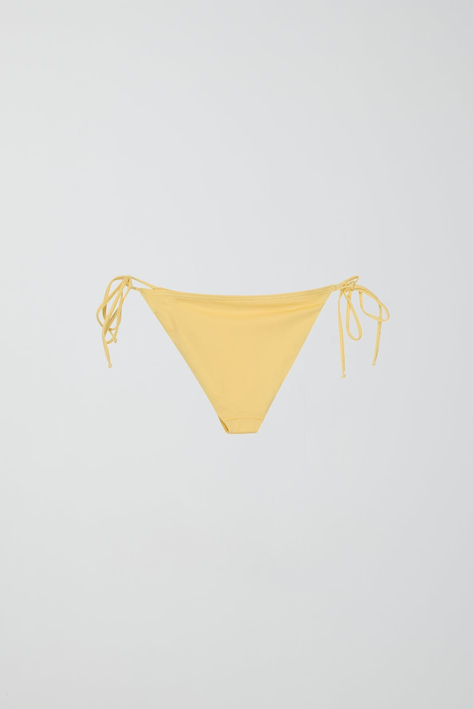 Shiny tie bikini brief