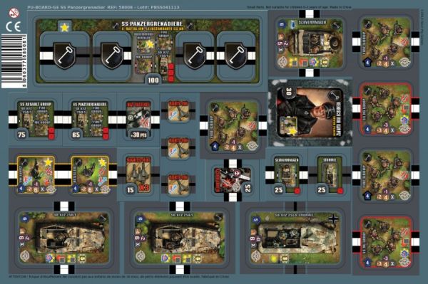 Heroes of Normandie: US Rangers Punch Board (Exp.) (engl.)