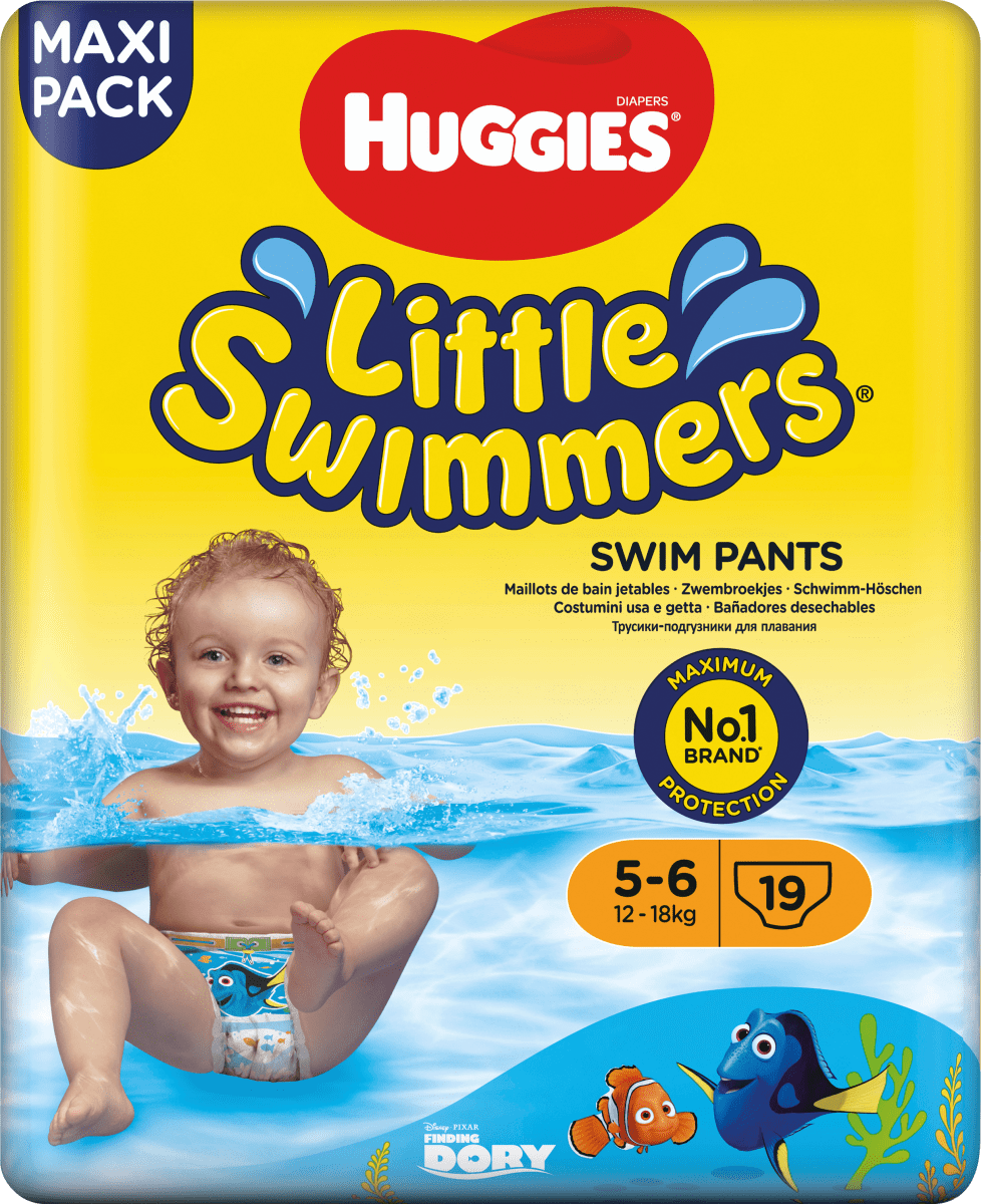 Schwimmwindeln Gr. 5/6 (12-18 kg), Bigpack, 19 St