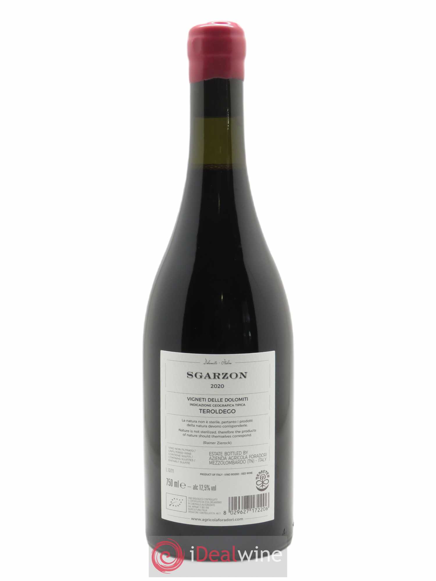 Vigneti delle Dolomiti IGT Sgarzon - Teroldego Elisabetta Foradori  2020 - Lot de 1 Bouteille