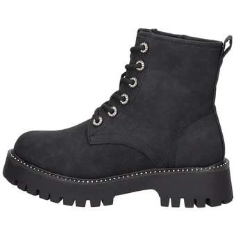 Studio London Schnür Boots in schwarz