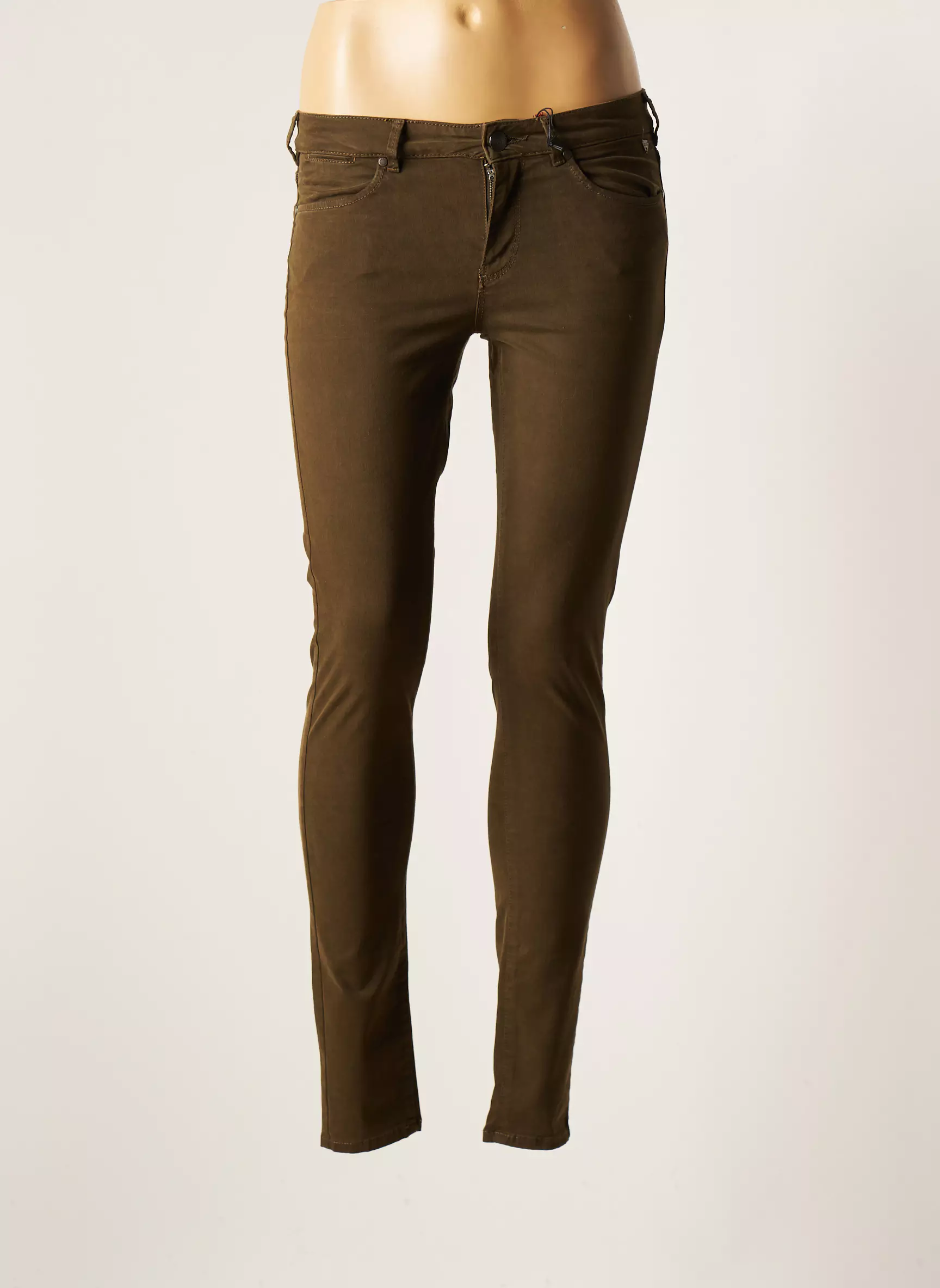 Maison Scotch Pantalons Slim Femme couleur vert