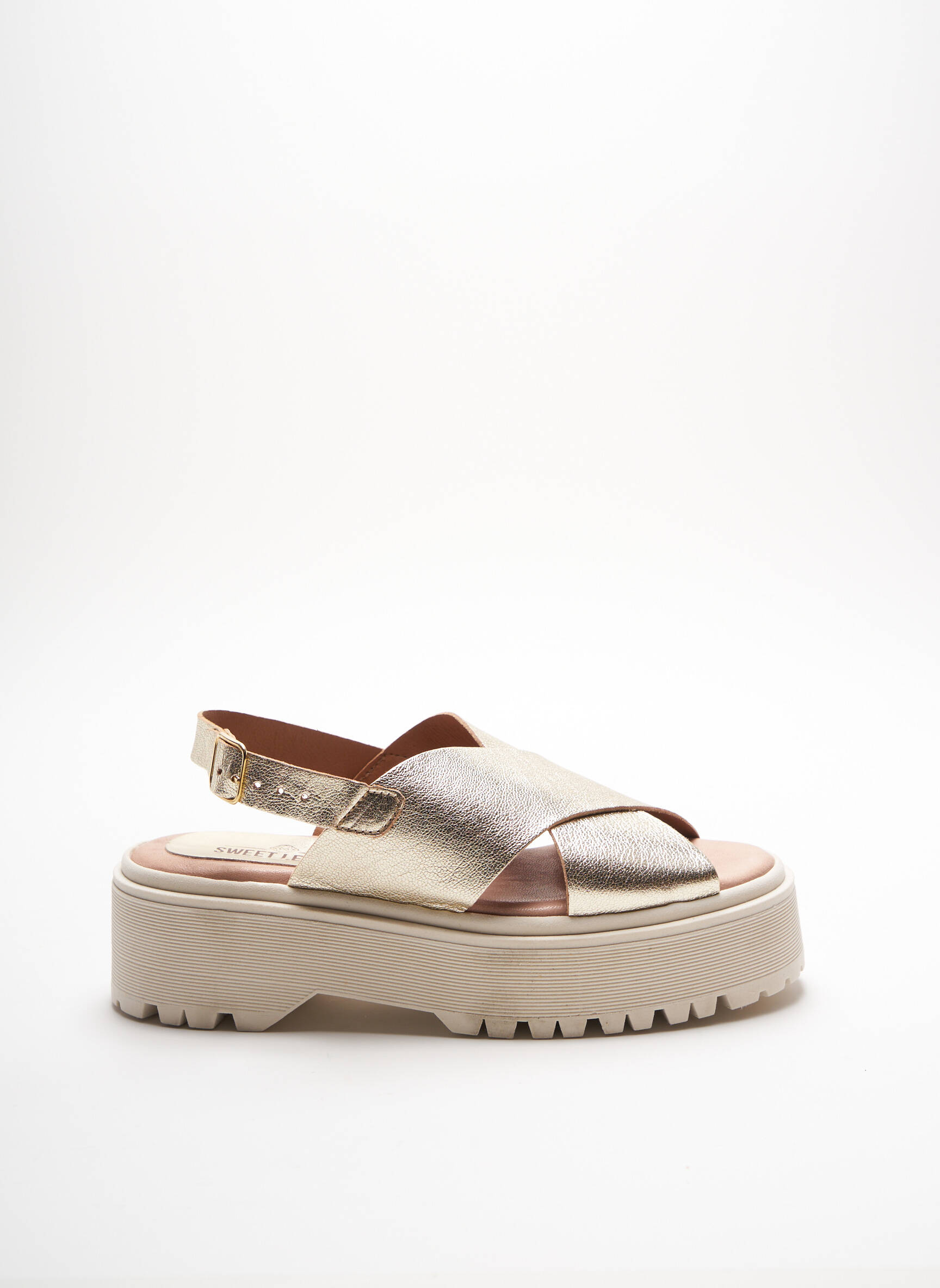 Sweet Lemon Sandales Nu Pieds Femme couleur jaune