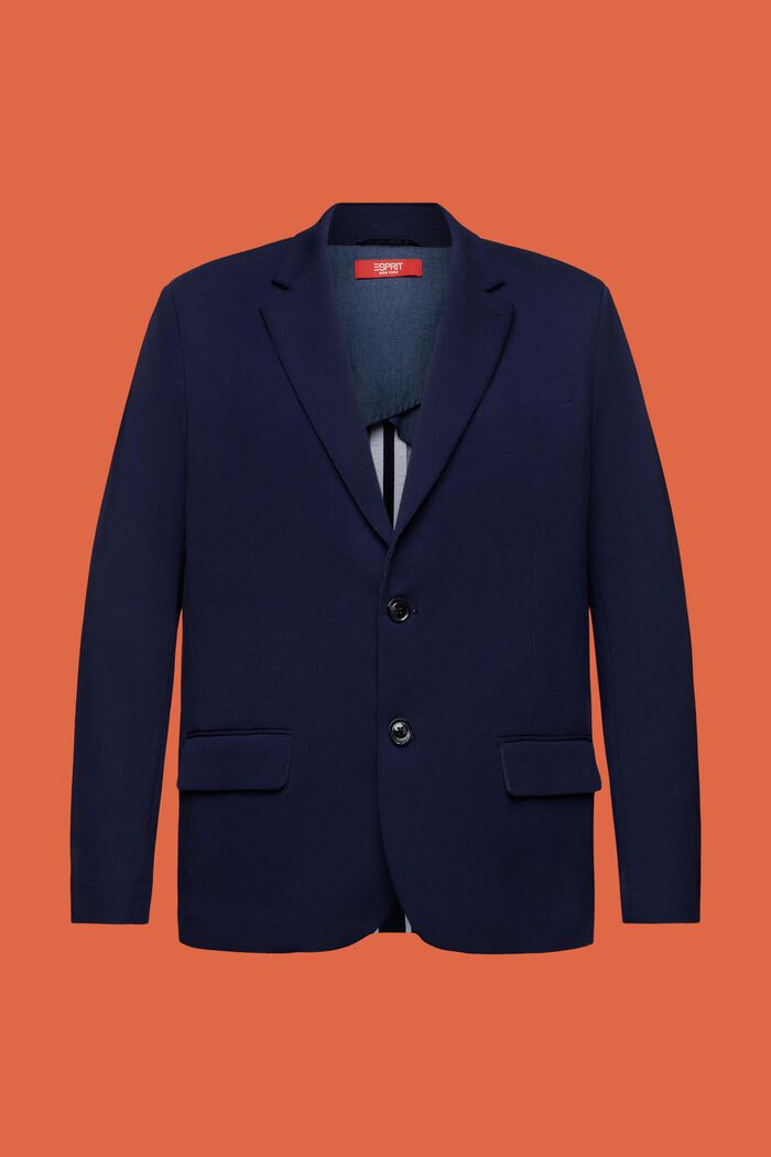 Einreihiger Jersey-Blazer