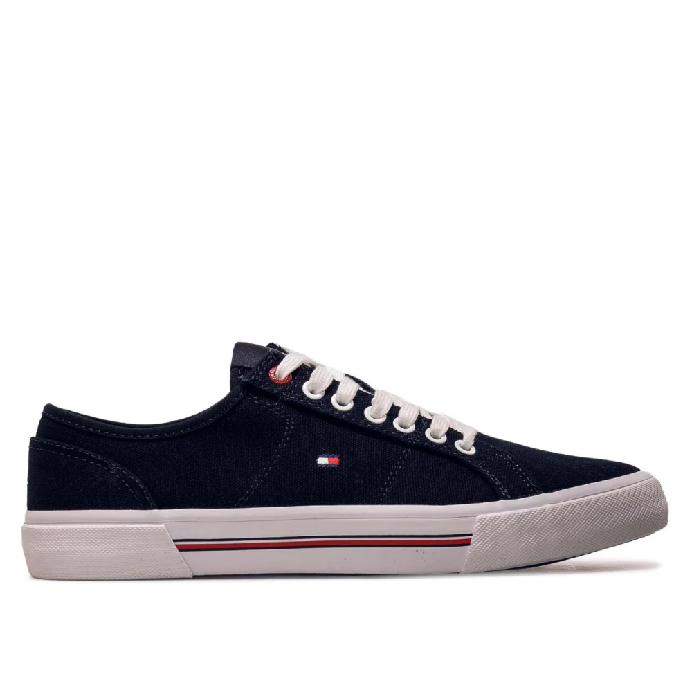 Tommy Hilfiger Core Corporate Vulc Canvas Desert Sky FM0FM04560 DW5 / rot