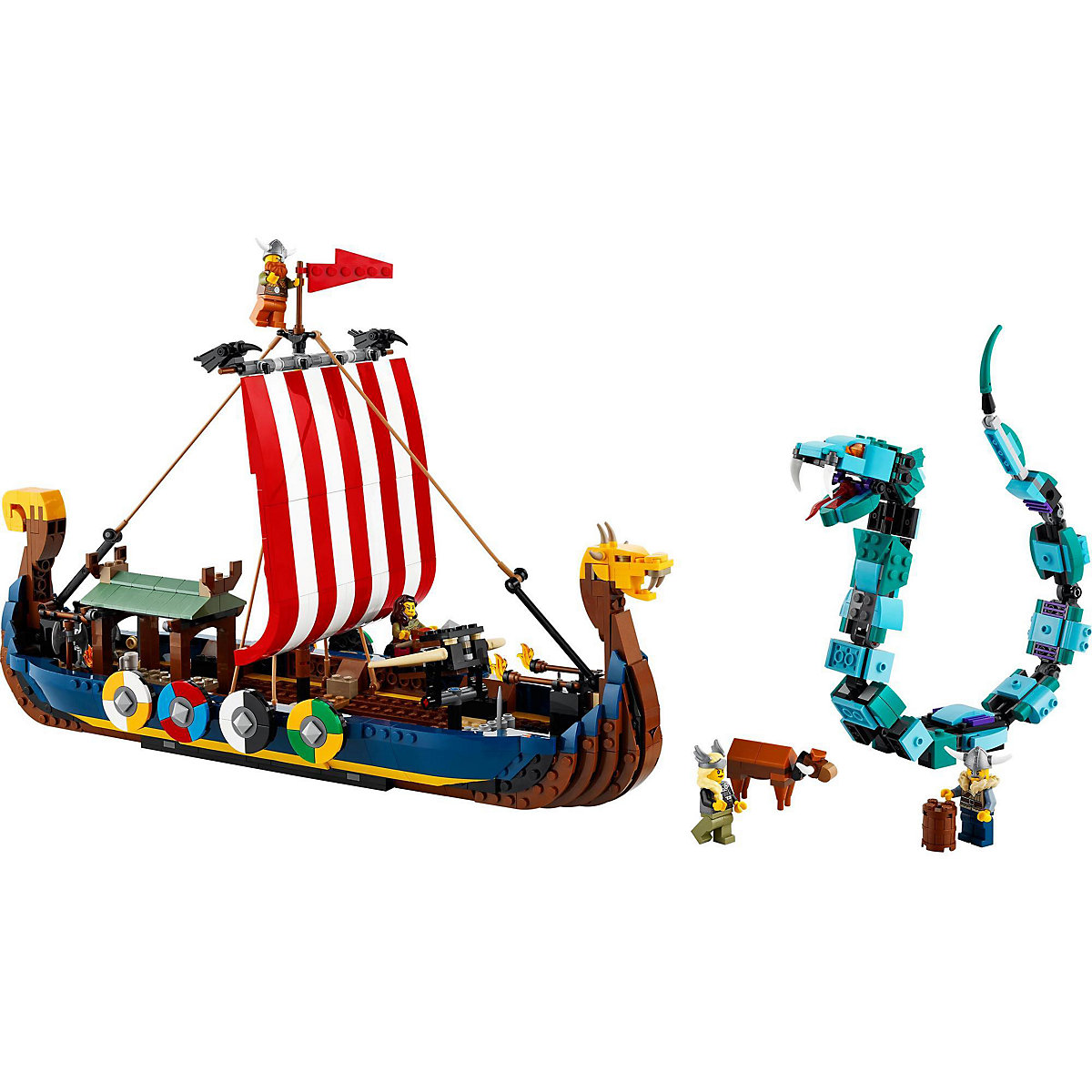 LEGO® Creator 31132 Wikingerschiff mit Midgardschlange