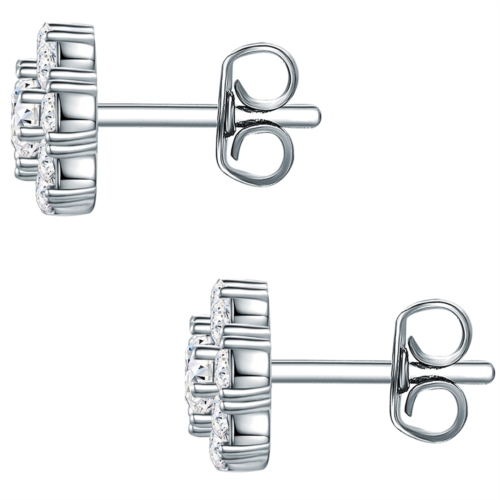 Rafaela Donata Clous d'oreilles à cristaux Swarovski Argent sterling Orné de cristaux Swarovski  Boucles d'oreilles
