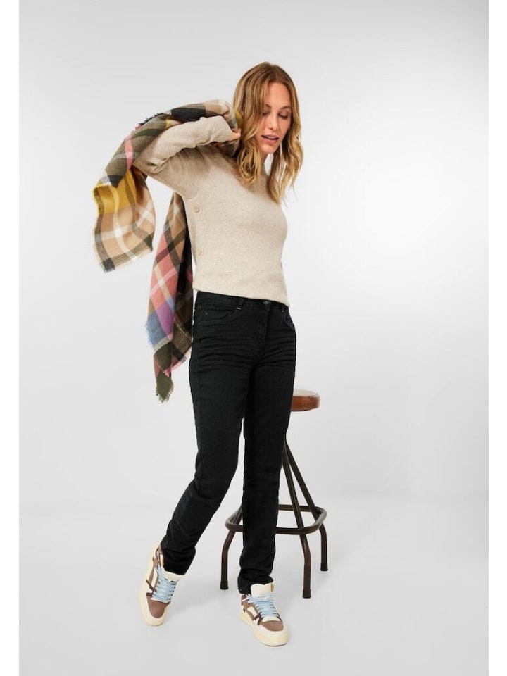 Cecil Jeans in basic black wash günstig kaufen