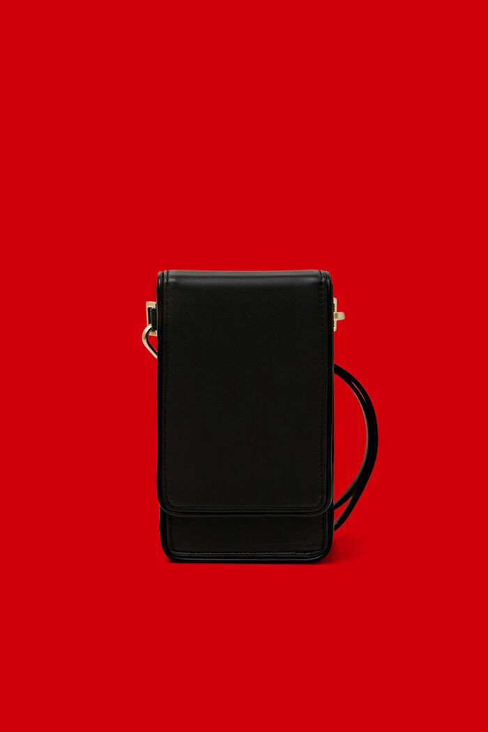 Kleine Handytasche zum Umhängen in Lederoptik