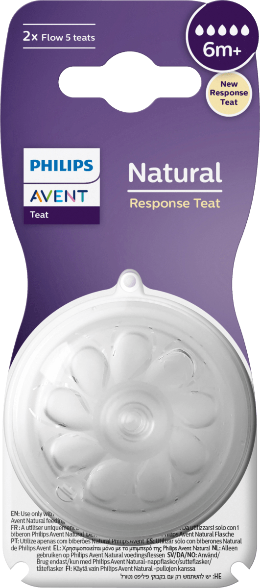 Trinksauger Natural Response Silikon Gr. 5, ab 6 Monaten, 1 St