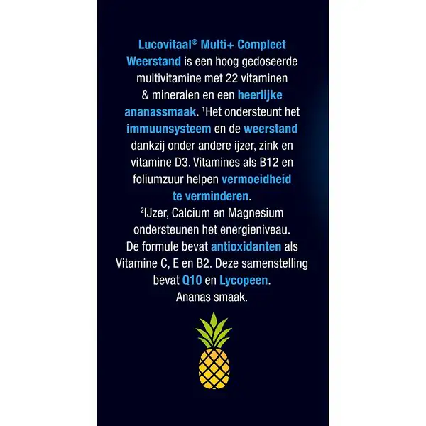 Lucovitaal Multi Resistance Chewable Tablets 60 pieces