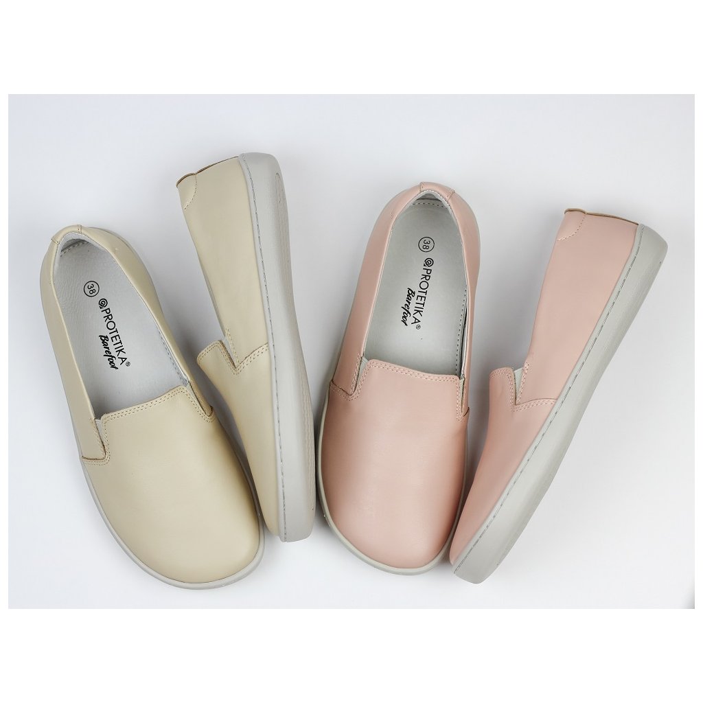 Protetika Lada Beige Slip-On Barfußschuhe