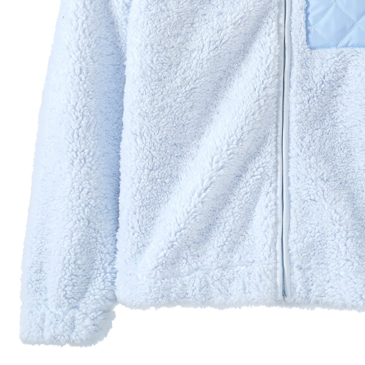 Mädchen Teddyjacke mit Tasche