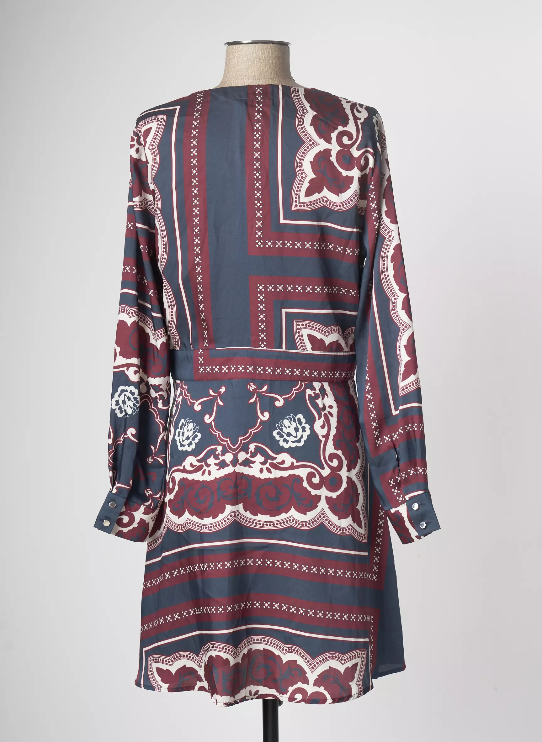 Morgan Robes Mi Longues Femme couleur bleu