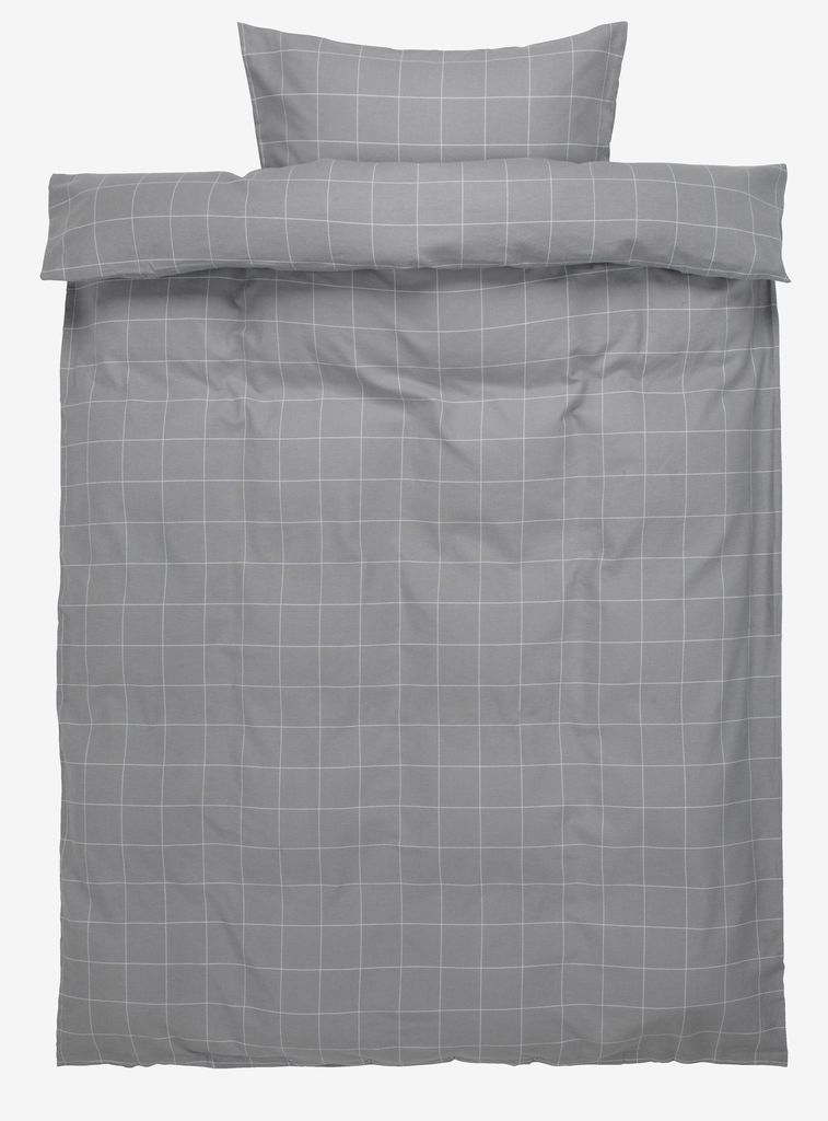 THERESA plus THERESA roupa de cama de flanela 140x200 cinza