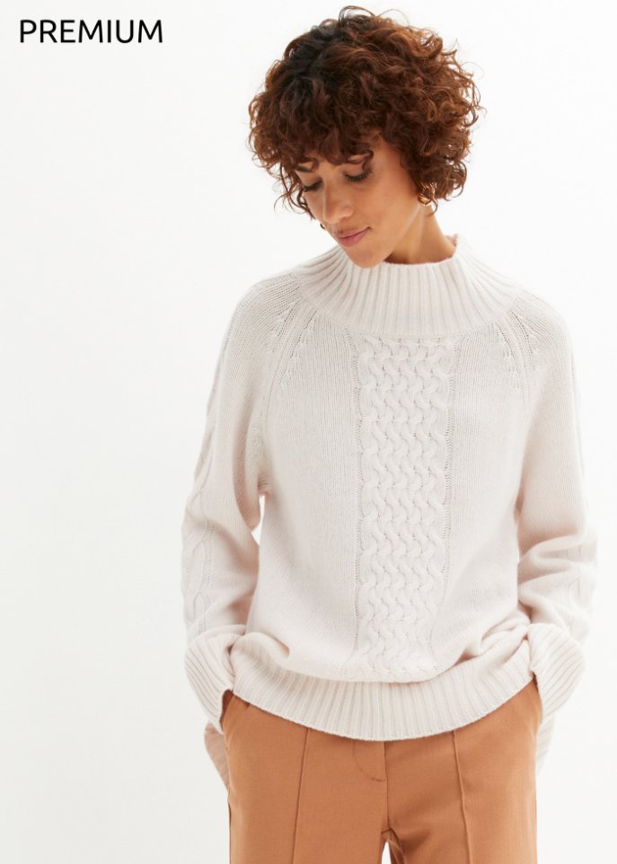 Oversized Woll-Pullover mit Good Cashmere Standard®-Anteil