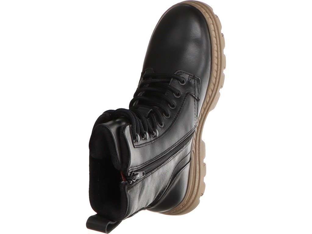 MARC O'POLO Schnür-Stiefeletten schwarz Lace up Bootie