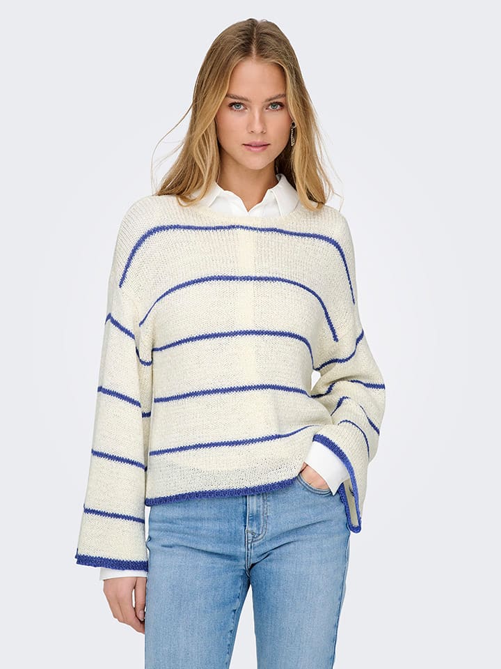 ONLY Pullover in Weiß günstig kaufen