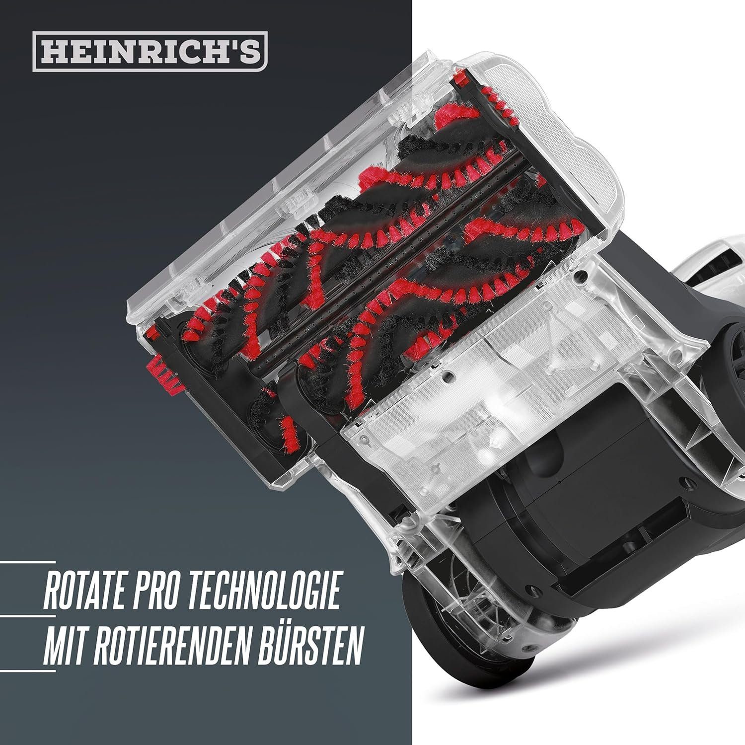 Heinrich´s Teppichreinigungsgerät HTR 8848, 800,00 W, beutellos, Teppichreinigungsmaschine, Waschsauger