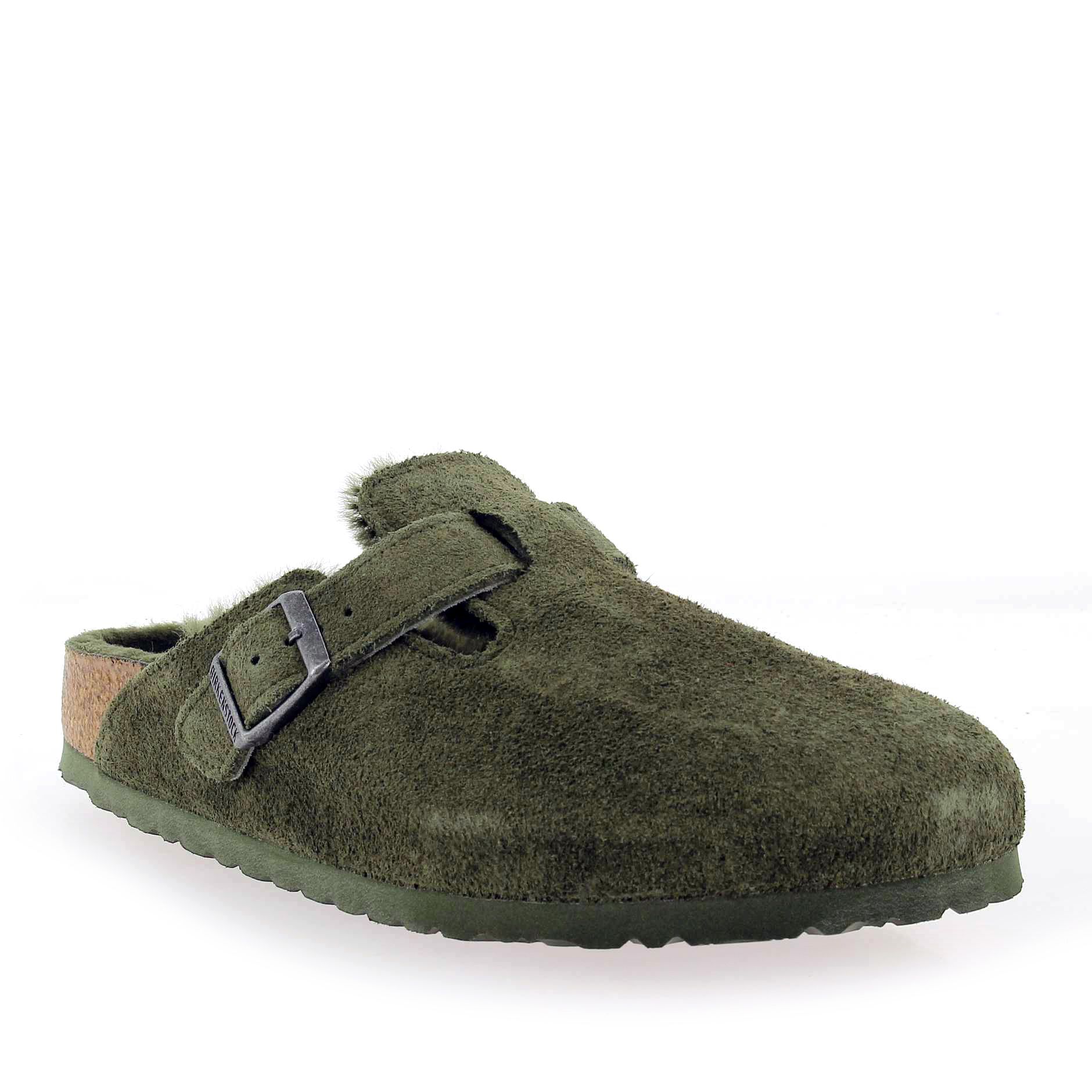 Birkenstock  BOSTON SHERLING - Kaki