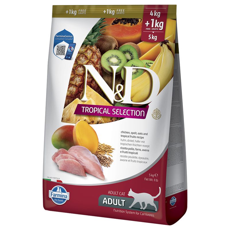 N&D Cat Tropical Selection mit Huhn zu TOP-Preisen