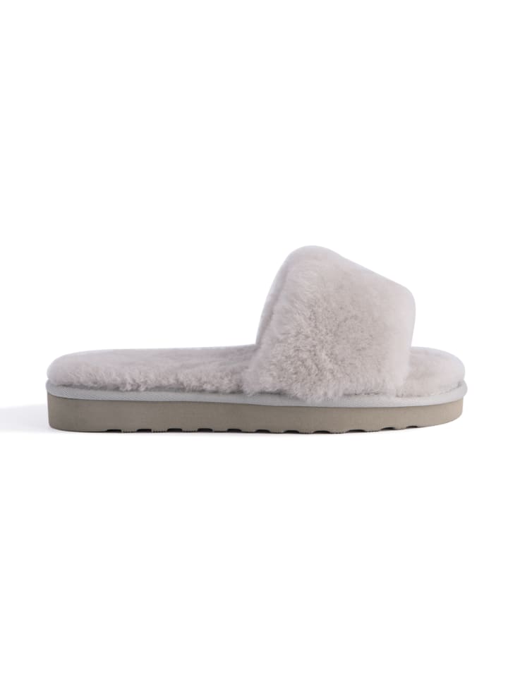 Aus Wooli Slipper Rosebay in Light Grey günstig kaufen