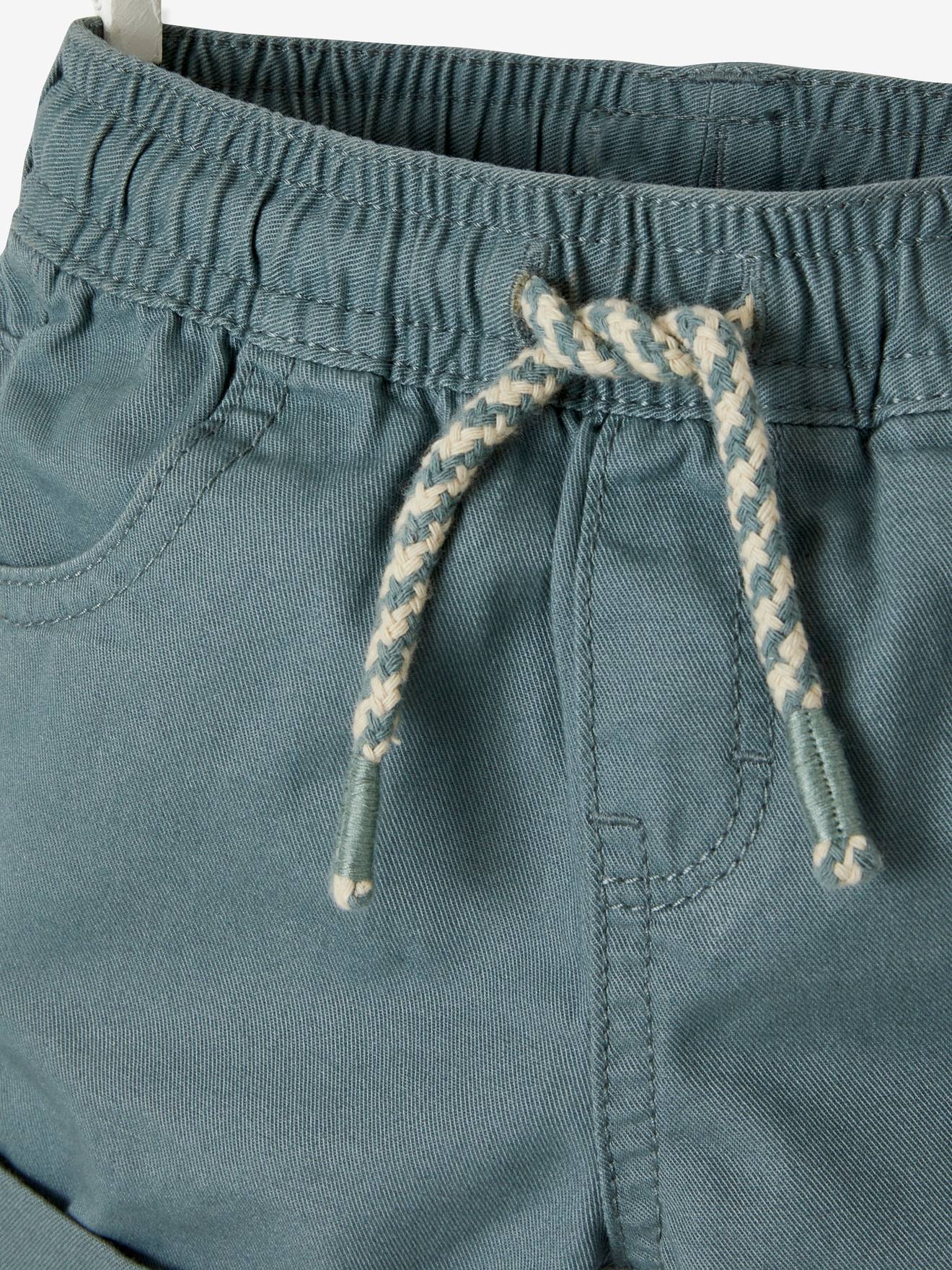 Vertbaudet Jungen Baby Shorts mit Dehnbund Oeko-Tex - camelfarben