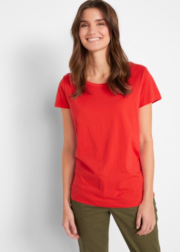 Rundhals-Shirt, Kurzarm (5er Pack)
