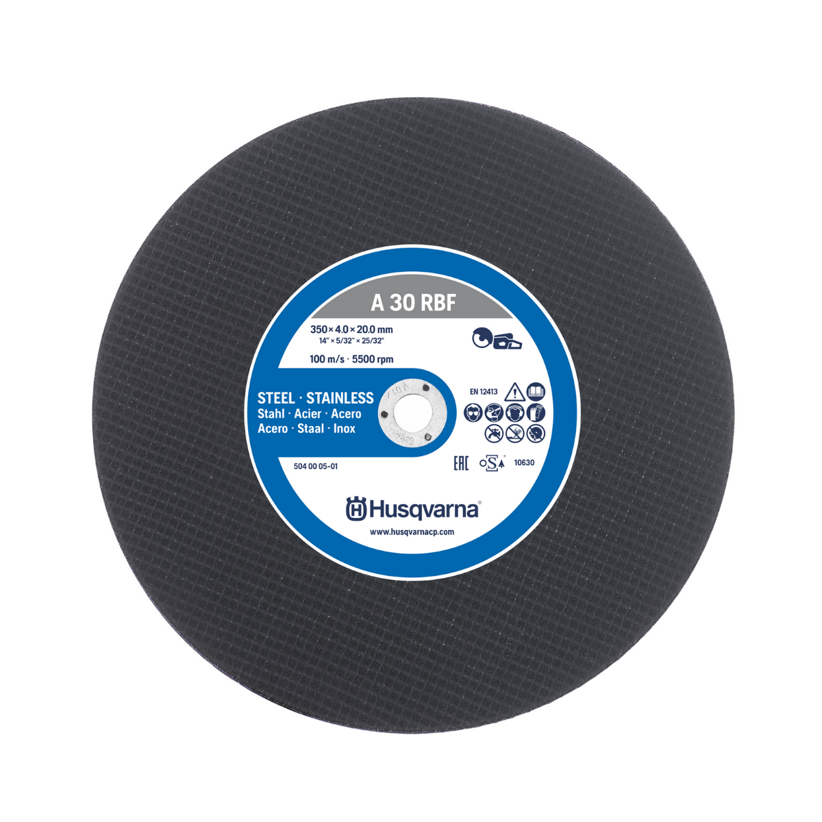 Husqvarna 504000401 Kapskiva Metall A 30 RBF 300 x 3,5 x 20 mm