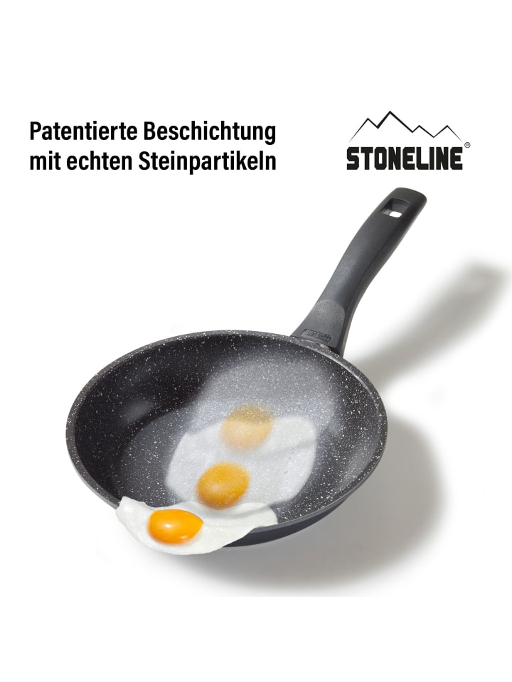 Stoneline Bratpfanne | ohne Deckel in Anthrazit | 20cm günstig kaufen Ø 20 cm