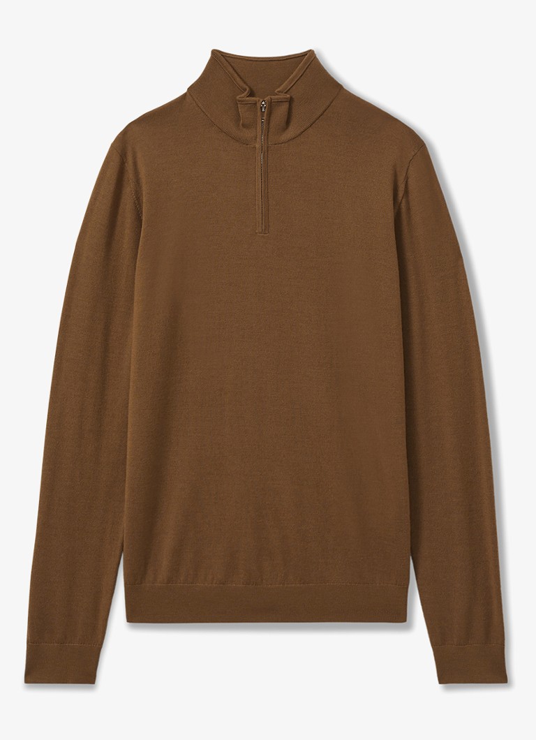 Reiss Blackhall fine-knit sweater in merino wool blend