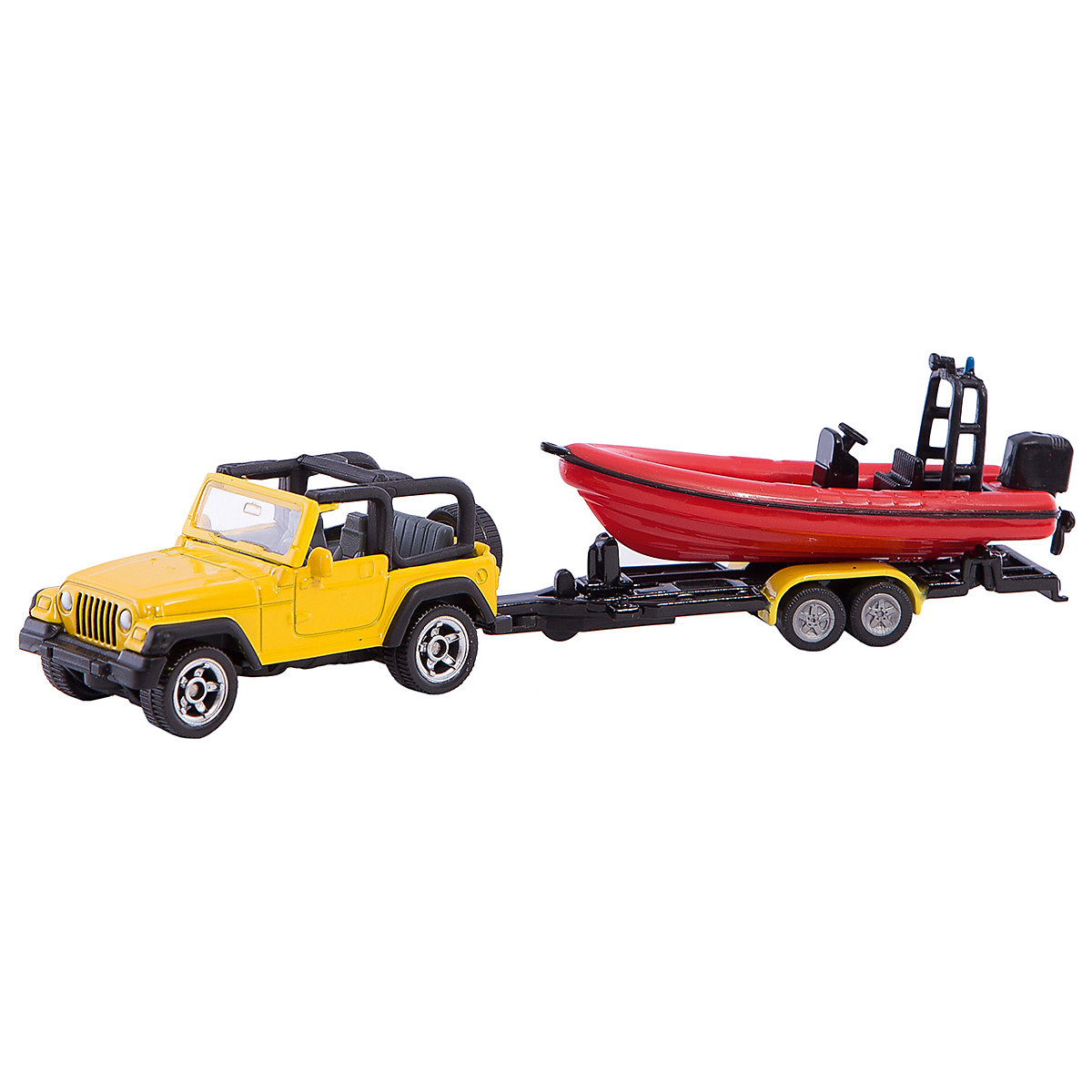 SIKU 1658 Jeep mit Boot