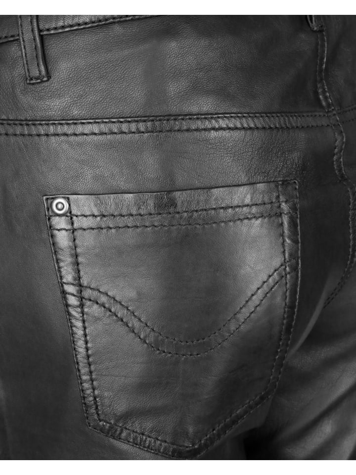 JCC Lederhose 31020262 in schwarz günstig kaufen 46