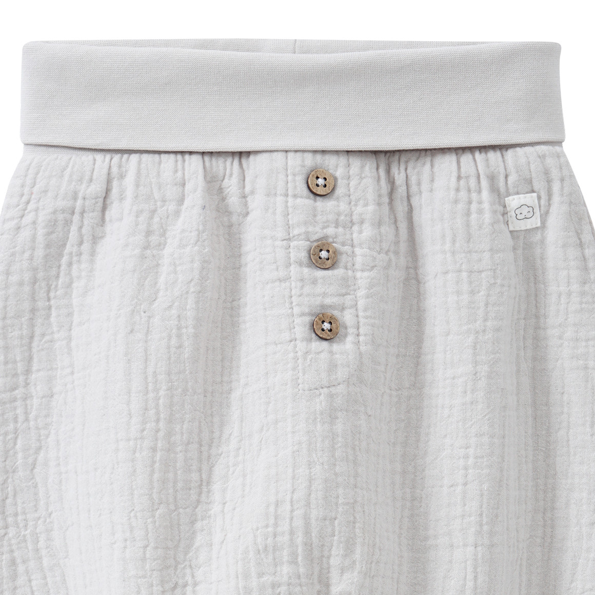 Baby Musselin-Hose mit Umschlagbund