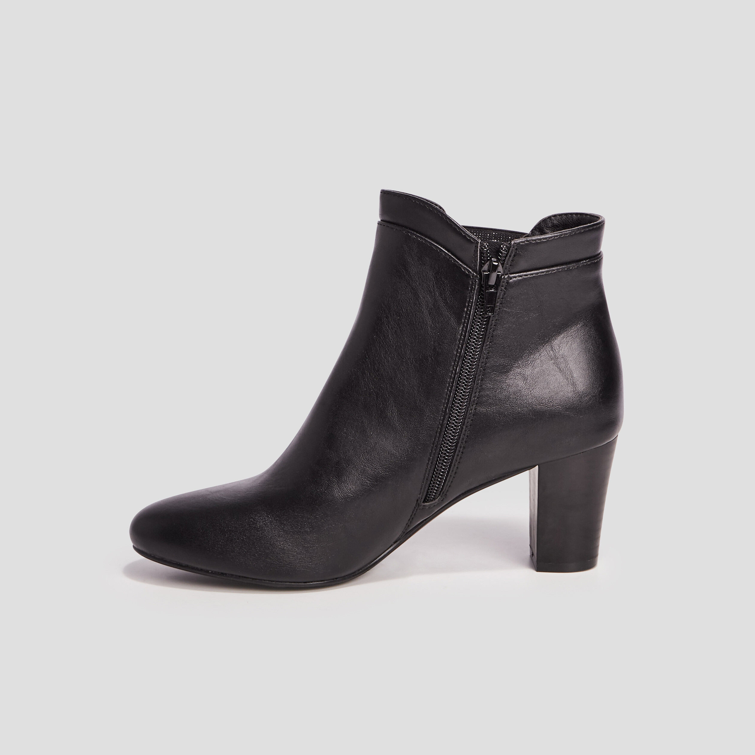 Bottines à talons noir femme | La Halle