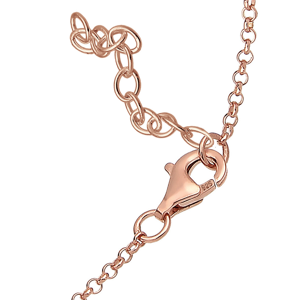 Elli Elli Bracelet Femme Pendentif Coeur Basique en Argent Sterling 925 Bracelet
